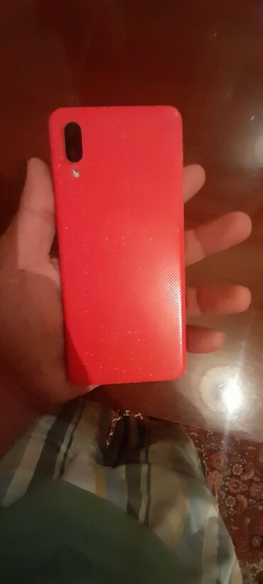 ikinci el kompyuterler: Samsung Galaxy A02, 32 ГБ, цвет - Красный, Сенсорный