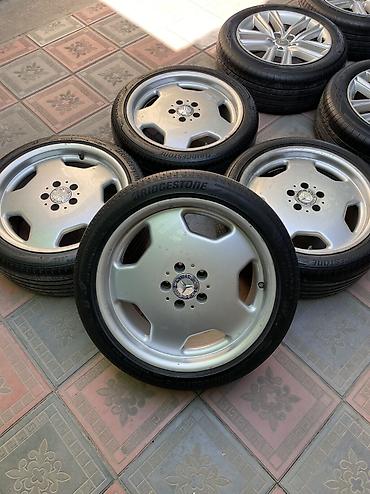 мерс моноблок: Литые Диски R 18 Mercedes-Benz, Комплект, отверстий - 5, Б/у — 2