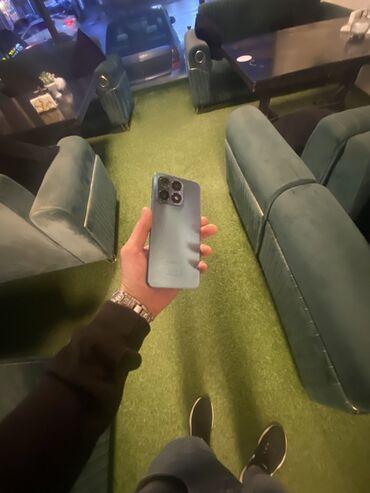 телефон fly champ: Honor X8a, 128 GB, rəng - Mavi, Barmaq izi, İki sim kartlı, Face ID