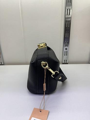 pro trek: Сумка Miu Miu, мини-формат, черная - Материал: фактурная натуральная — 3