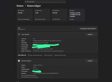 Ноутбуки: Ноутбук, Acer, 16 ГБ ОЗУ, Intel Core i5, 17.3 ", Б/у, Игровой, память SSD — 8