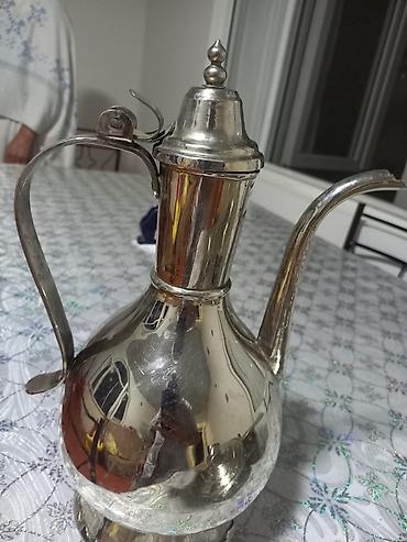 ikinci əl ıran pecləri: Məişət üçün mis/metal ibrik və ləyən dəsti - Tərkib: klassik uzun — 3