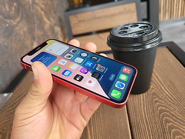 Apple iPhone: IPhone 12 mini, Б/у, 64 ГБ, Красный, Чехол, Кабель, 74 % — 16