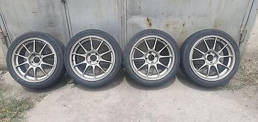 титановые диски 4 100: Редкие японские легкие диски WedsSport TC105N. В около идеальном — 1