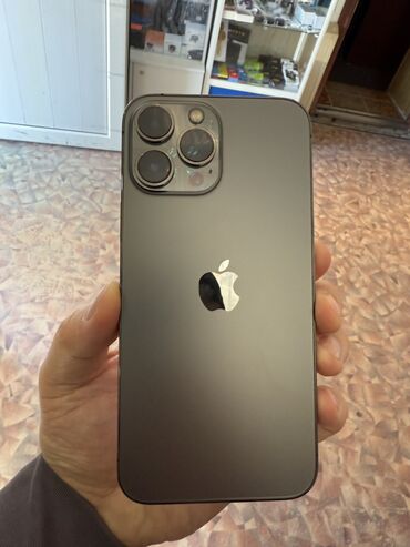поко м5 с: IPhone 13 Pro Max, Б/у, 128 ГБ, Black Titanium, Зарядное устройство, Защитное стекло, Чехол, 83 %