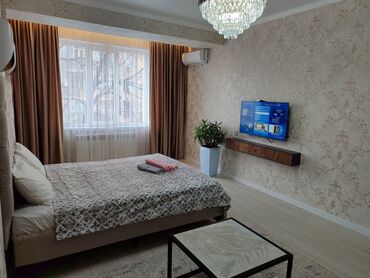 аренда квартиры киргизия: 1 комната, Постельное белье, Кондиционер, Парковка