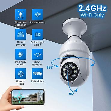 e3 1270v2: Уличная/домашняя Wi‑Fi камера видеонаблюдения (2.4 ГГц) Основные — 1