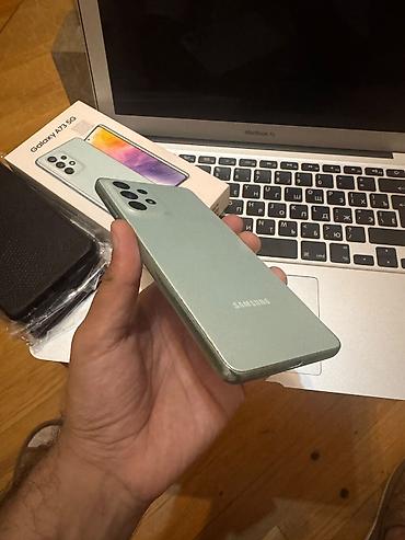 samsung a73 5g: Samsung Galaxy A73 5G, rəng - Yaşıl, Barmaq izi — 5
