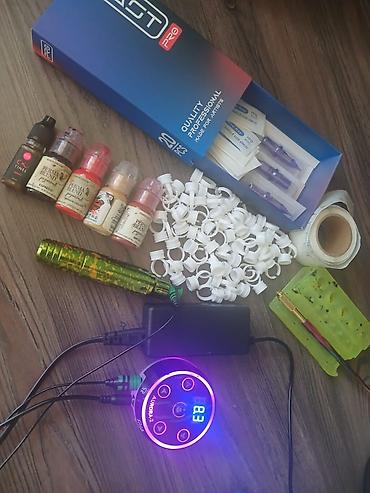 Permanent makiyajı: Permanent makiyaj/tatuirovka üçün profesional dəst Mast Tattoo Pen — 1