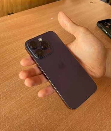 айфон 14 про бу цена бишкек: IPhone 14 Pro, Колдонулган, 128 ГБ, Deep Purple, Коргоочу айнек, 83 %