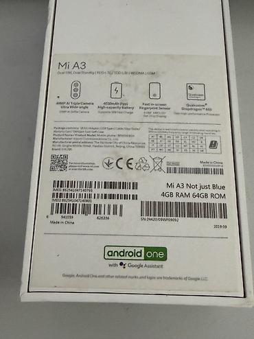 note 3: Xiaomi, Mi A3, Б/у, 64 ГБ, цвет - Синий — 4