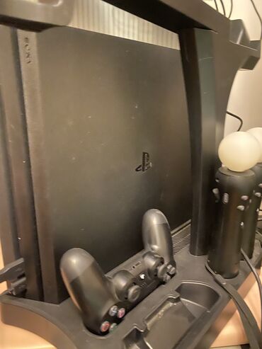 PS4 (Sony Playstation 4): Ps4 pro + vr set + aim controller Elanda tek ps4 pro qiymetidi+3