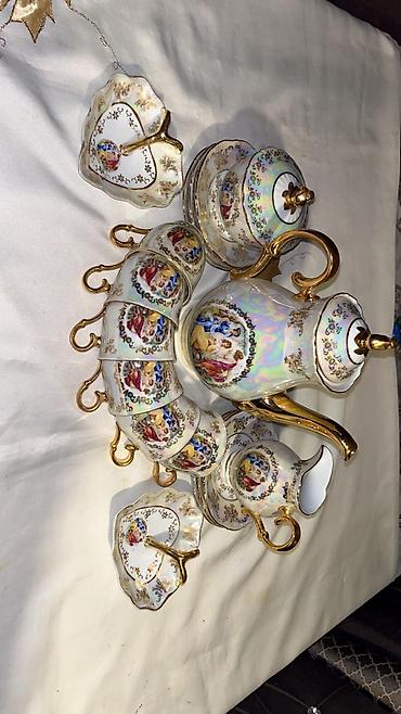 madonna çay desti: Çay dəsti, rəng - Ağ, Farfor, Madonna, 6 nəfərlik, Çexiya — 3
