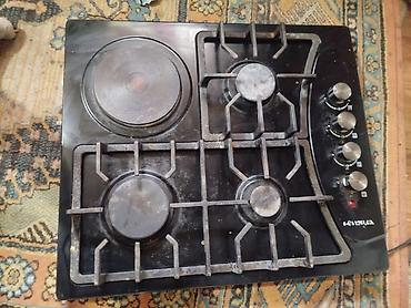 metbex sobalari: Qaz-elektrik qarışıq plitə (quraşdırılan) - 3 qaz ocağı + 1 — 2