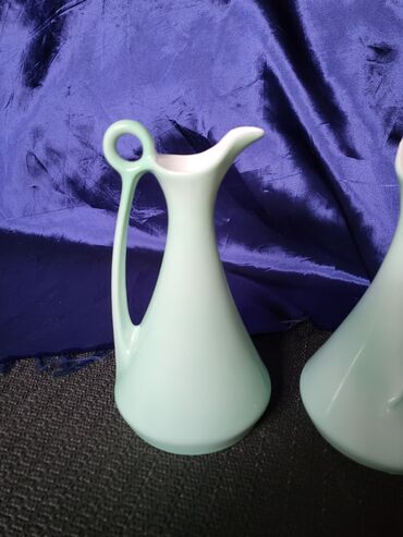 Ostali antikviteti: Bokali novi 1930g+ Viktorija porcelan Cehoslovacka. Novi rezedo — 8