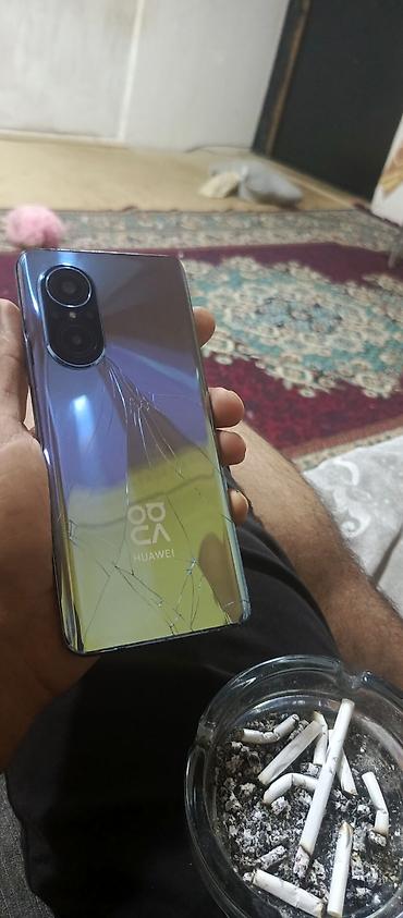 купить бу видеокарту: Huawei Nova 9 SE, 128 ГБ, цвет - Серебристый, Битый — 1