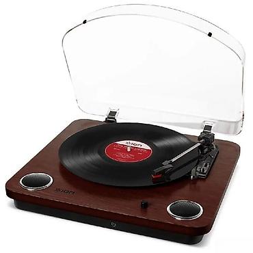 qramafon: Qrammofon "Digital TTable w/BuiltIn SPEAKER (Drk Brwn)"Digital TTable — 1