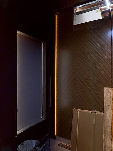 Dekorativ divar panelləri: Müasir interyer üçün dekorativ lamel panellər və LED işıqlandırma — 9