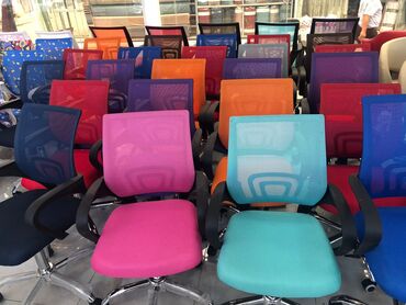 Ofis və oyun kresloları: Yeni, Təkərli, Qolları tənzimlənmir, Parça — 4