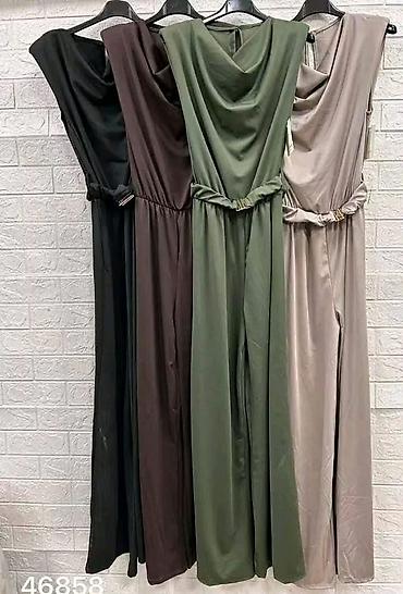 massimo dutti baletanke: Ženski elegantni kombinezon bez rukava sa širokim nogavicama. - — 4