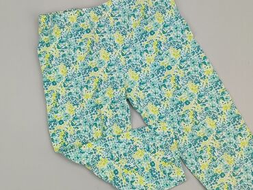 legginsy spodnie z wysokim stanem: Material trousers, 12 years, 146/152, condition - Very good