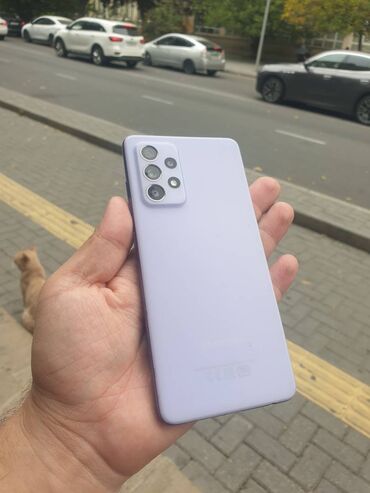 a56 samsung qiymeti: Samsung Galaxy A52, 128 ГБ, цвет - Синий, Гарантия, Отпечаток пальца, Две SIM карты