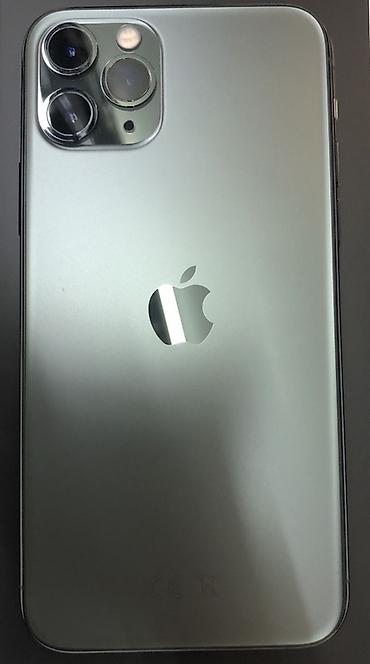 iphone 11 pro ош: IPhone 11 Pro, Б/у, 256 ГБ, Matte Midnight Green, Зарядное устройство, Защитное стекло, Чехол, 93 % — 1