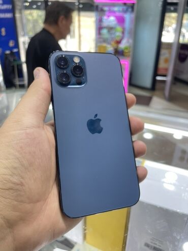 ноутбуки в бишкеке бу: IPhone 12 Pro, 256 ГБ, Pacific Blue, 82 %