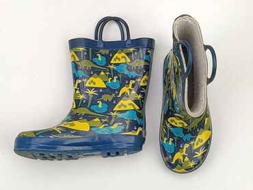 kapcie chłopięce na rzepy: Rain boots, 28, condition - Good