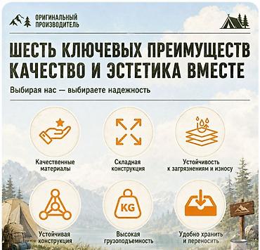 стол кемпинг: Складной туристический стол Camping table Pro 120см x 55см + 4 стула — 6