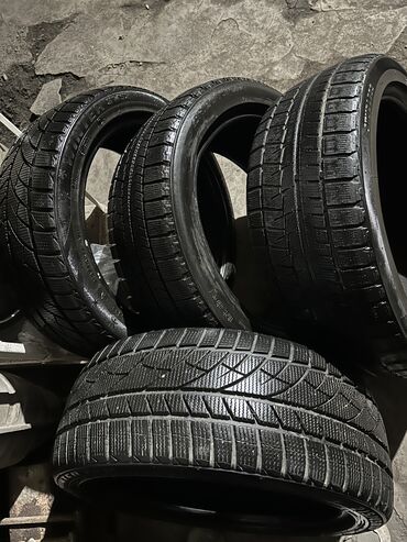 Шины: Шины 215 / 45 / R 17, Зима, Б/у, Комплект, Легковые, Bridgestone