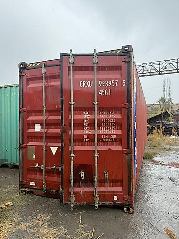 Контейнеры: Контейнеры морские 40’ High Cube (45G1) Характеристики: - Тип — 6
