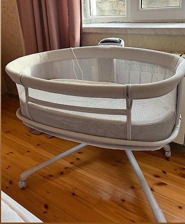 Elektron beşik – ortopedik matrasla birlikdə - Oval formalı, möhkəm lalafo.az -da Elektron beşik – ortopedik matrasla birlikdə - Oval formalı, möhkəm