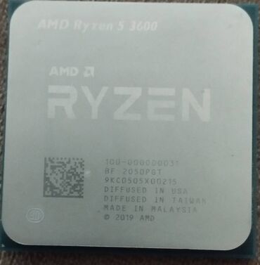 Prosessorlar: Prosessor AMD Ryzen 5 3600, 3-4 GHz, 6 nüvə, Yeni