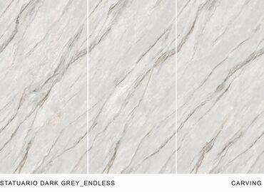 продам ворота бу: Statuario Dark Grey Endless adlı, damarlı, boz rəngli keramik