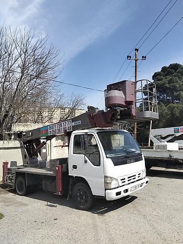 avtosəbət: Isuzu üzərində quraşdırılmış səbətli avtokran Yüksəkdə təhlükəsiz və — 2