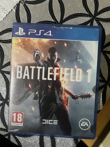 plays: Battlefield 1, Şuter, İşlənmiş Disk, PS4 (Sony Playstation 4), Ünvandan götürmə