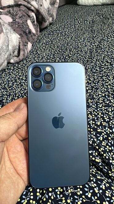 toshiba apple: IPhone 12 Pro, Б/у, 128 ГБ, Pacific Blue, Защитное стекло, Чехол, 92 %