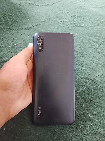 note 2: Redmi, Redmi 9A, Б/у, 64 ГБ, цвет - Черный, 2 SIM — 3