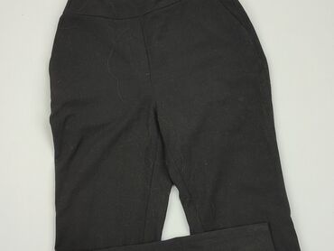 czarne bawełniany t shirty: Material trousers, Reserved, XS (EU 34), condition - Good