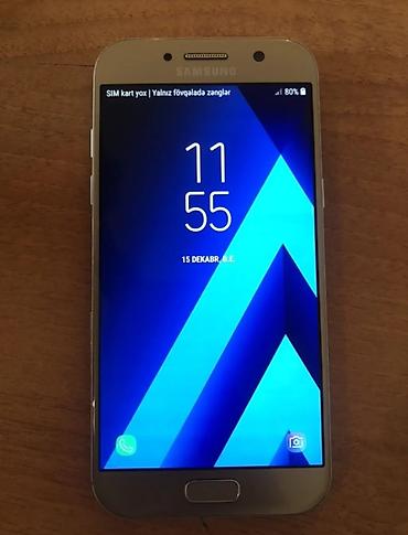 samsung. note 8: Samsung Galaxy A5 2017, rəng - Gümüşü, Barmaq izi — 1