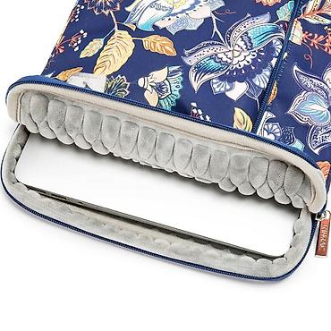 ipad case: Noutbuk çantası Kinmac Macbook Sleeve Case Hand Flower 13-14" — 3