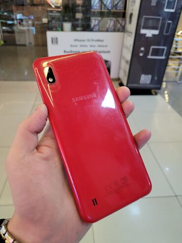купить айфон 14 про макс китайский: Samsung Galaxy A10, Колдонулган, 32 ГБ, түсү - Кызыл, 1 SIM, 2 SIM
