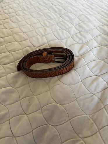Kəmərlər: ASOS Leather Belt With Antique E – dəri kəmər - Brend: ASOS - Model — 3