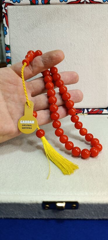Təsbehlər: Məhsul: Təsbeh – “Gaddar” orijinal sertifikatlı - Material: Yeni