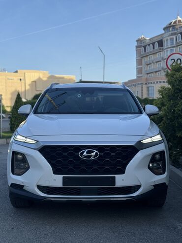 bmw car: Hyundai Santa Fe: 2019 г., 2 л, Автомат, Дизель, Внедорожник