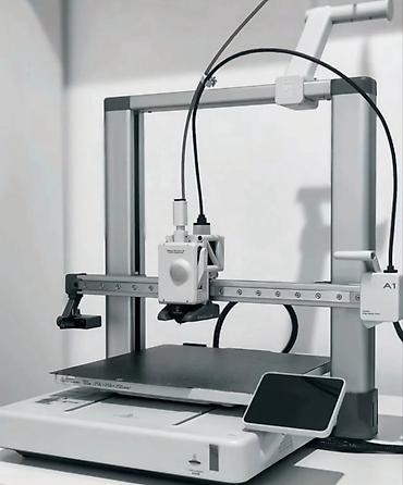 бизнем: Новый 3D-принтер Bambu Lab A1 Combo (Европа) + 7 катушек филамента — 1