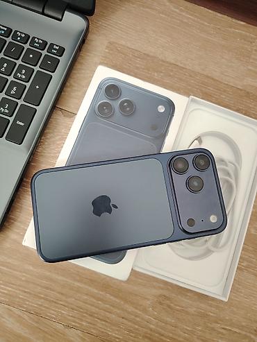 айфон 17 про иакс: IPhone 17 Pro Max, Б/у, 1 ТБ, Синий, Коробка, 100 % — 6