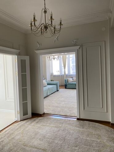 3 ком квартира бишкек: 3 комнаты, 132 м², Элитка, 8 этаж, Евроремонт