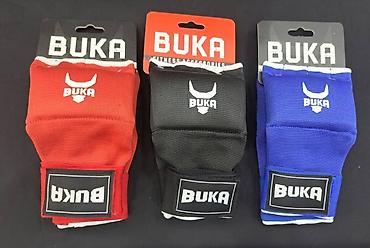 Перчатки: Комплект экипировки для единоборств BUKA Состав набора: - Боксерские — 14